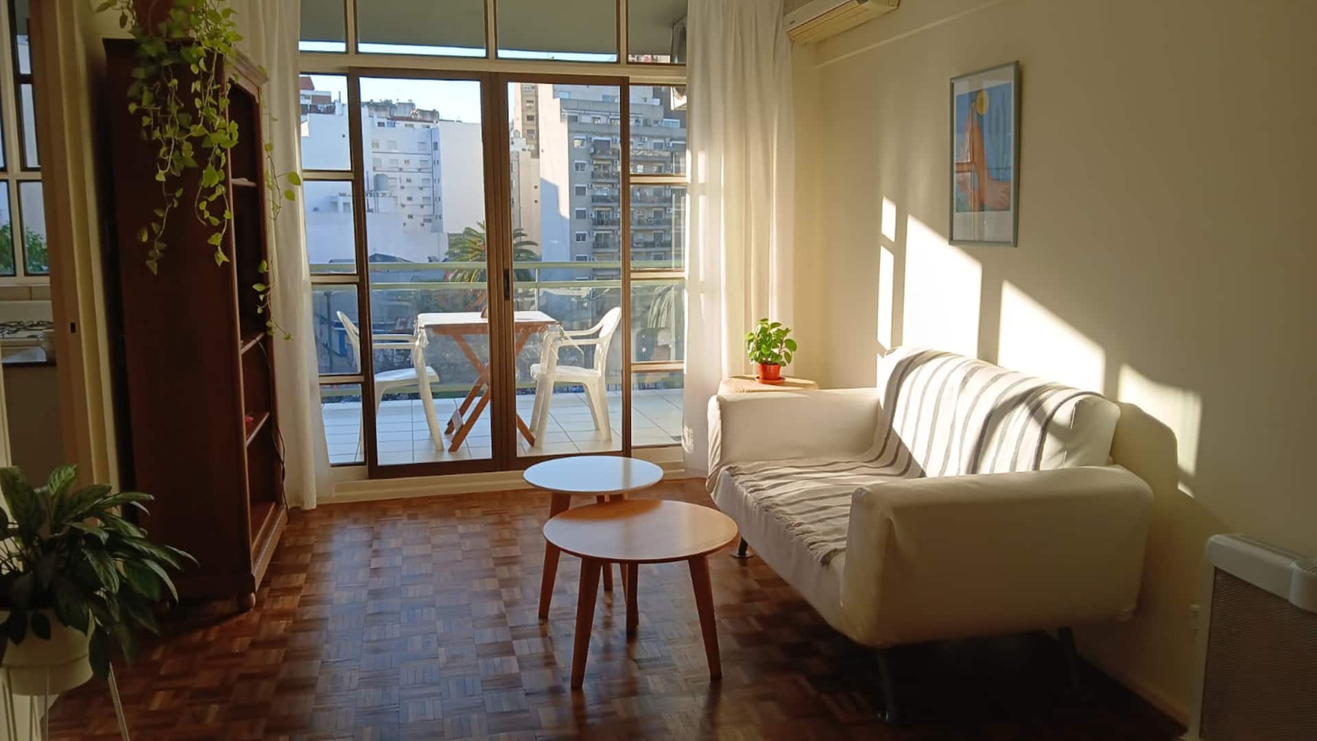 Apartamento de 1 quarto com vista para parque em Recoleta