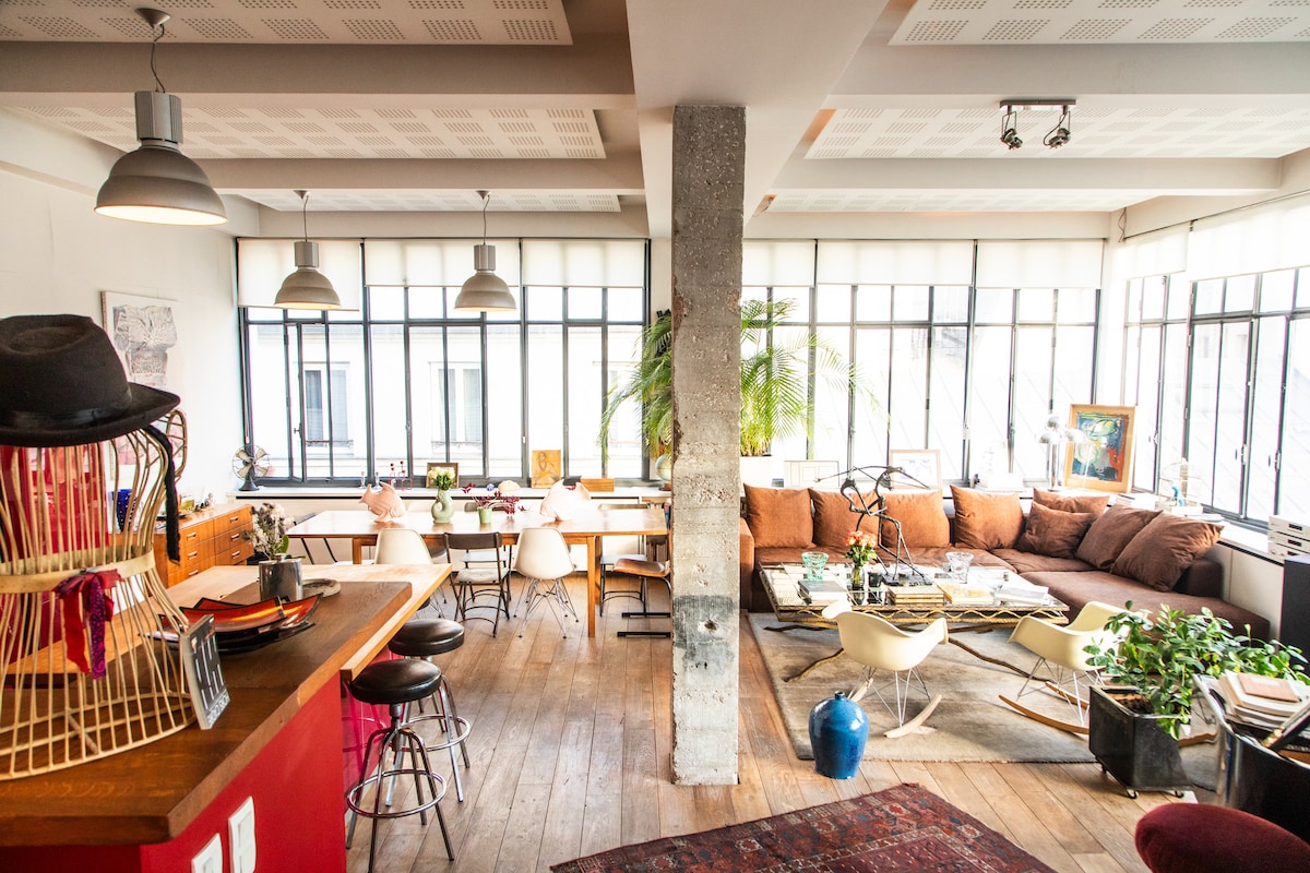 Exceptional loft in Paris Montmartre - Lofts for Rent in Paris, Île-de ...
