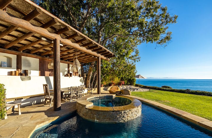 Hacienda Oceanfront With Pool And Private Beach - Santa Barbara, CA