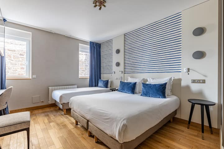 Apartamento para 5 personas estándar sin vistas al mar- Hotel Kyriad St Malo Plage