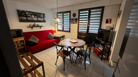 Airbnb performant: Apartment in the city center of La Bresse. à La Bresse