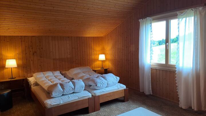 Просторна стая с 1 двойно легло king size (двойно) и ниша за спане за 2 - ма души.