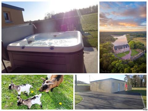 "Au Coeur de Breizh" cottage with private jacuzzi