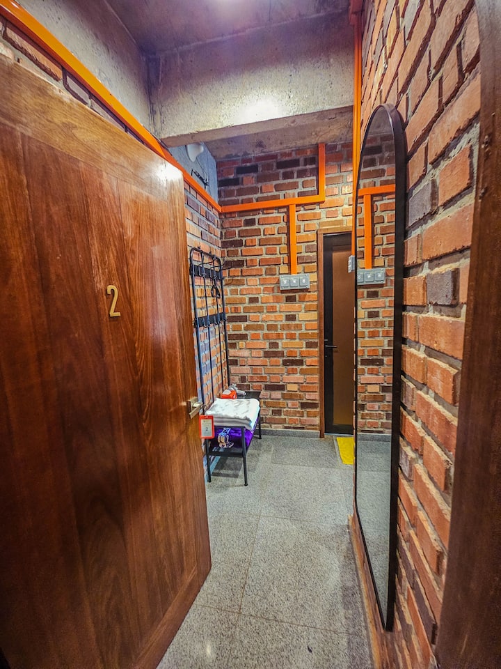 This is bedroom 2 on the first floor, which sleeps 2 to 4 pax.