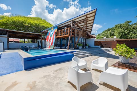 “CASA ROARK” is a one-of-a-kind oceanfront chalet.