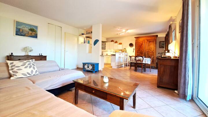 Appart Jardin, Clim, Wifi, Parking,  Plage à Pieds - Saint-Cyr-sur-Mer