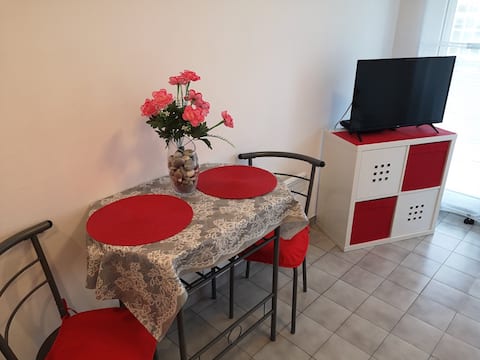 Propriété Airbnb réussie: Apartment with balcony 50 m from the sea à Nice