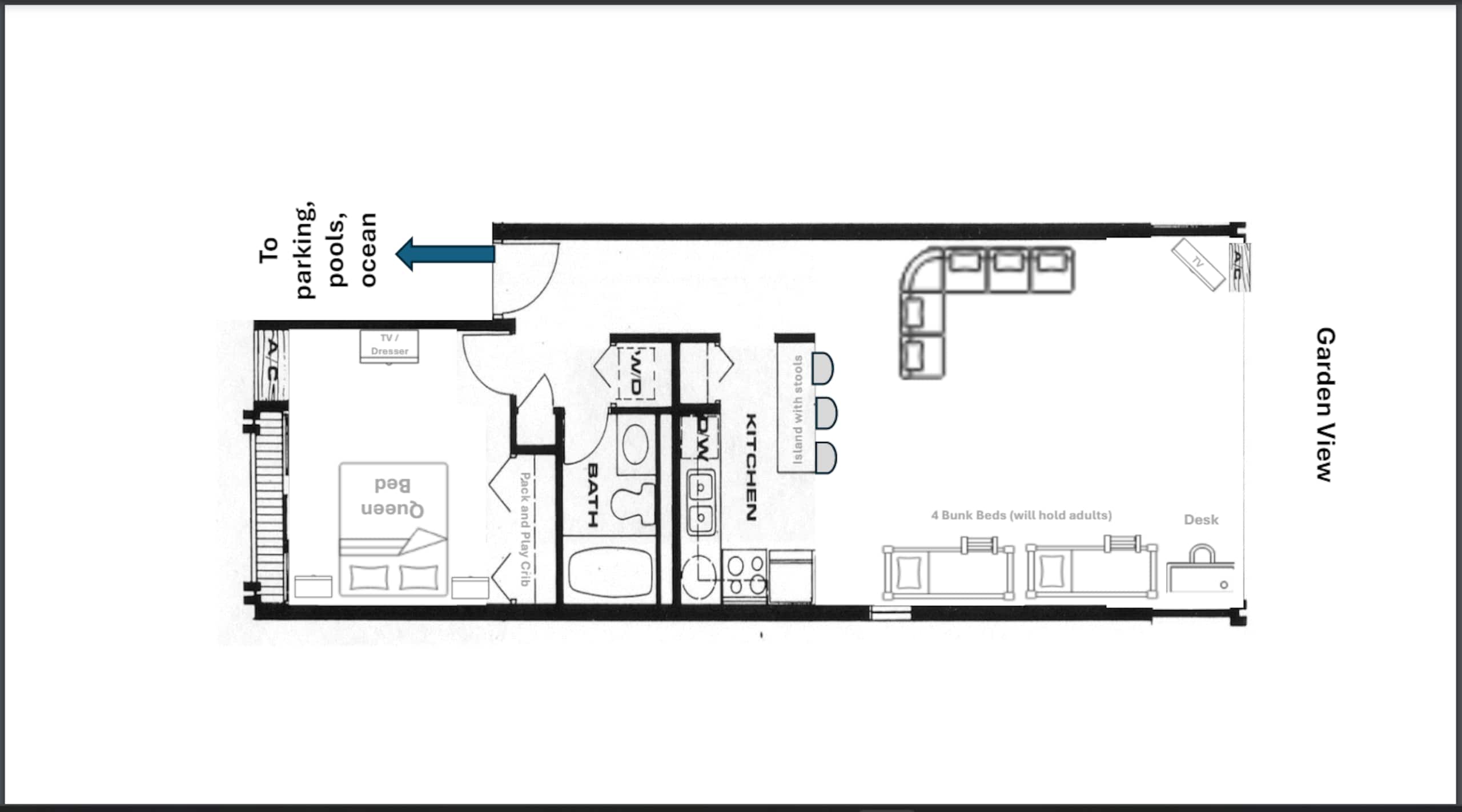 Condo in Kahuku · ★4.89 · 1 bedroom · 5 beds · 1 private bath - Image 3