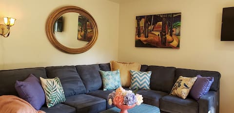 Successful Airbnb property: Salmon River Suites in a restored wetland in Aldergrove