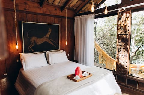 Lakefront Tree Microhouse with Incredible View