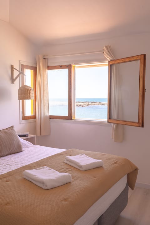 An apartment with an ocean view and steps from downtown.