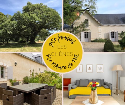 Les chênes - family cottage 6 people - Touraine