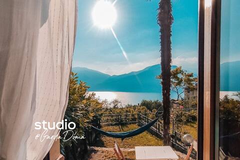 WOW Lakeview Studio with private garden @GardaDoma