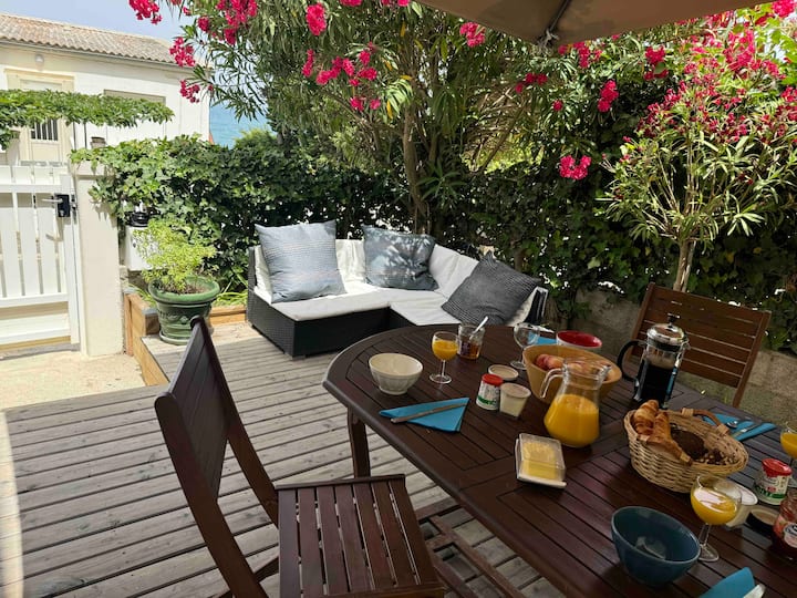 Apt La Franqui - Terrasse - Verdure Et Vue Sur Mer - Leucate