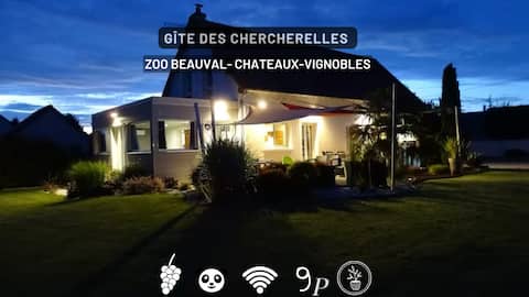 House with hot tub near Chambord & Beauval