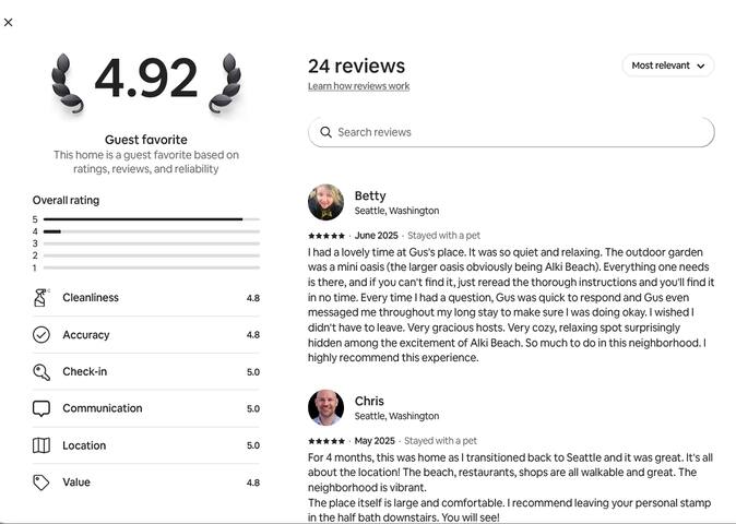 Long Term:Alki Beach,Roofdeck,Garden,Prkng,Firplac gallery image 2