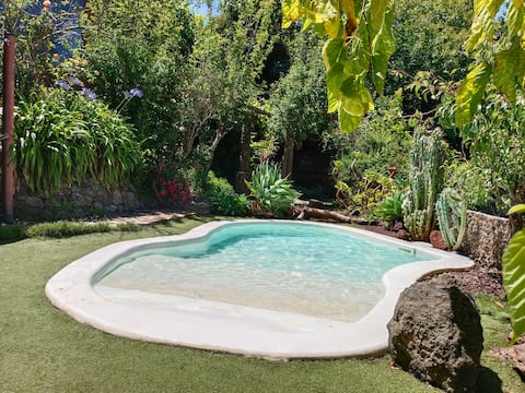 Villa Los Matos, Pool and Garden, Valleseco