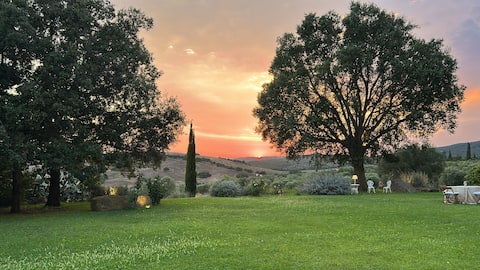 Wonderfull counrty villa, views on sea & Capalbio