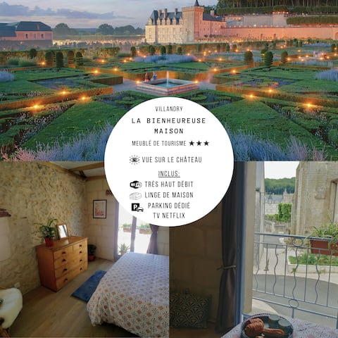 ☀️ View of Château de Villandry, historic center