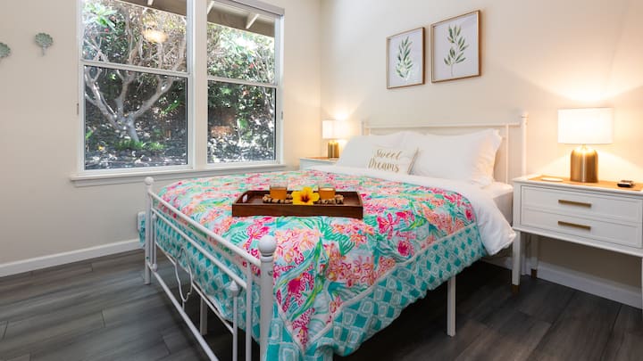 Third bedroom also with a queen bed and luxury linens 