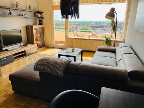 Centrally located with nice view!