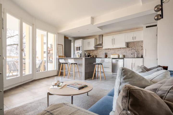 Gaillard- Moillesulaz : Chambre  Avec Balcon Privé - Ginevra