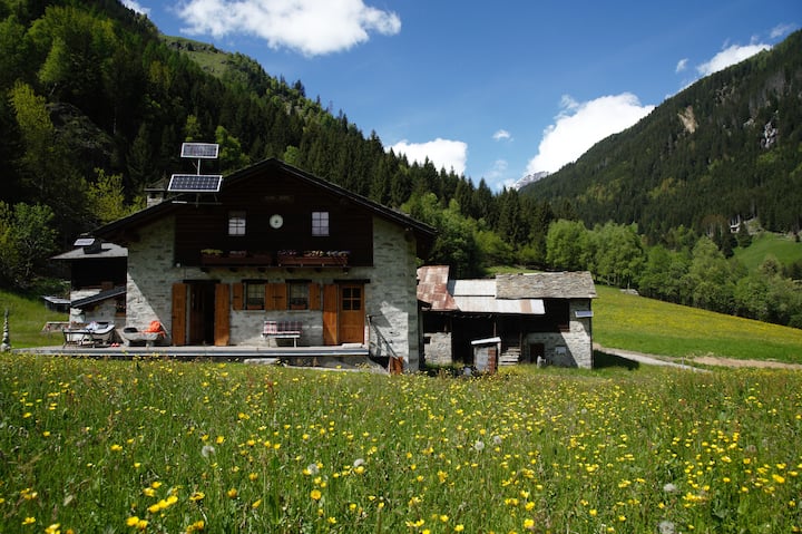 Baita Delia in Valtellina Valley