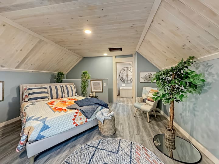 Chambre principale à l'étage