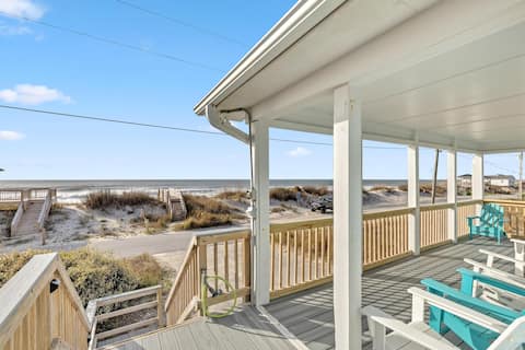 Pet friendly 3BR/2Ba Oceanside, Own Beach Access