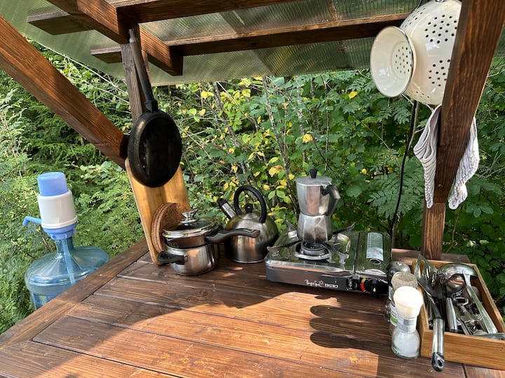 Cozy Private Glamping, Forest Lake, Bbq, Sauna - Latvia