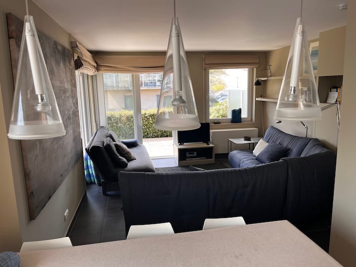 Sint-idesbald App +Grande Terrasse +Espace Travail - De Panne