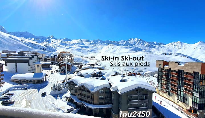 Skis Aux Pieds - 3 Chambres - 6/8 Pers - Val Thorens