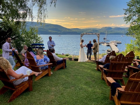 Lake Champlain Resort - 20-30 Guests, Reunions