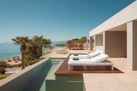 Modern Beachfront Villa in Skala, Kefalonia