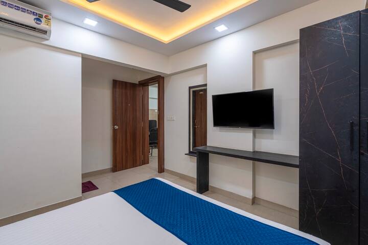 SIlverOak_BaseRoom_EP_double · Classic jednokrevetna soba @ StayBird Silver Oak, Kharadi