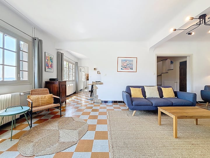 Maison Familiale Coeur De Village, Piscine Vue Mer - Grasse