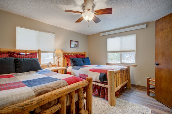 The secondary bedroom features 2 full-size beds. 
All beds are equipped with Tuft & Needle (foam) mattresses for comfortable rest. 
