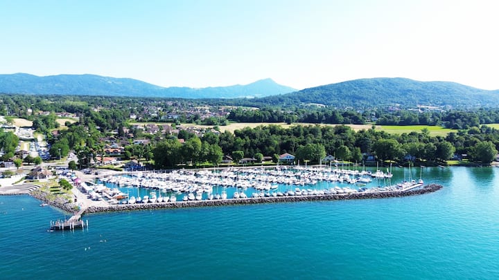 Studio "Mont Blanc" à Sciez Au  Bord Du Lac Léman - Douvaine