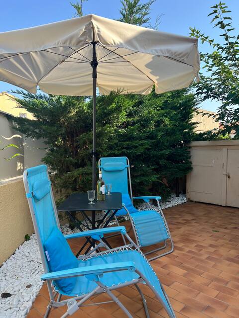 Popular Airbnb listing: 2-bedroom in residence with pool St-Cyprien beach in Saint Cyprien