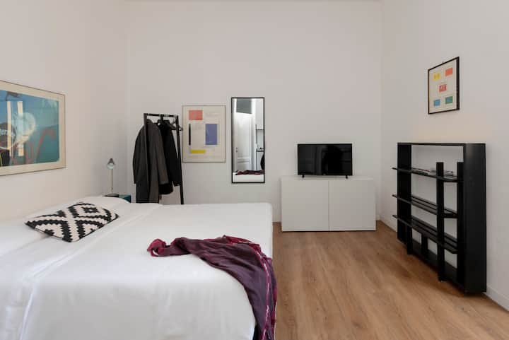 نظرة عامة على منطقة السرير.