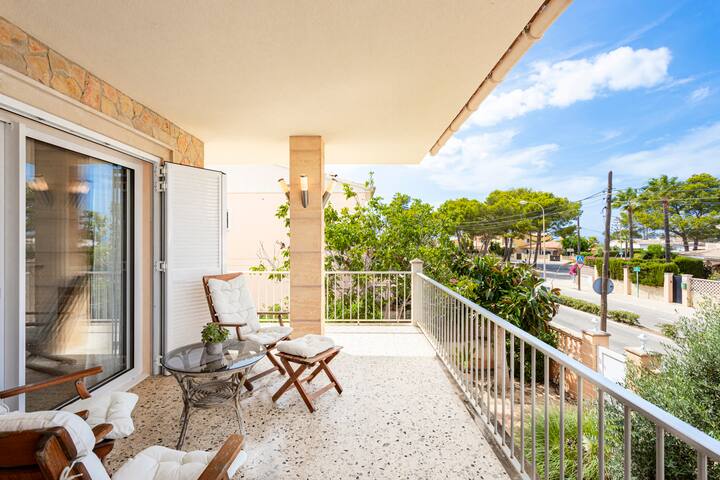 Ferienwohnung für 8 Pers Villa Ines oben mit Pool