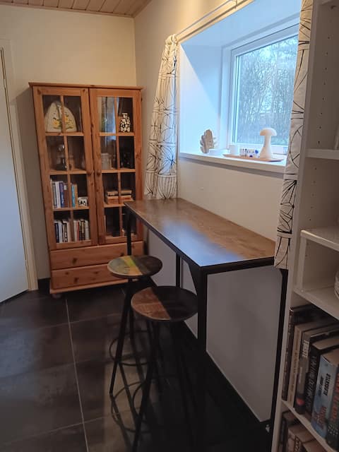 Popular Airbnb listing: Private floor with bedroom and living room. Private bathroom. in Aarhus