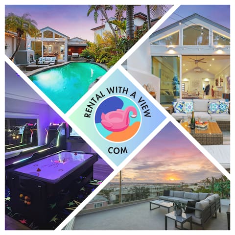 Sunset Views + Spa, Pool, Game Room, BBQ & Firepit