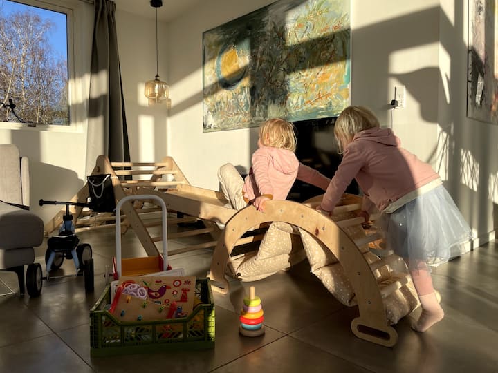 Stort Luksussommerhus M Vildmarksbad/børneting/leg - Denmark