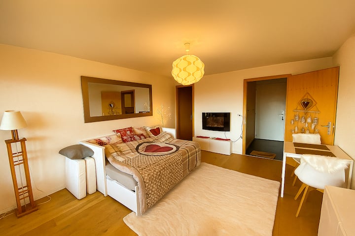 Studio Cosy ~ Terrasse ~ Vue Sur Alpes - Crans-Montana