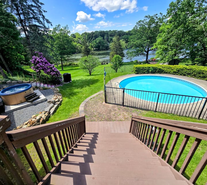 Lakefront/legoland/hottub/heated Pool 1 Hr To Nyc! - Monroe, NY