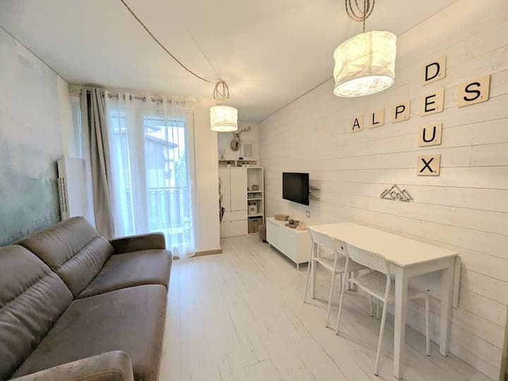 Woody Studio, Cocooning Pour 4 Personnes - Les Deux Alpes