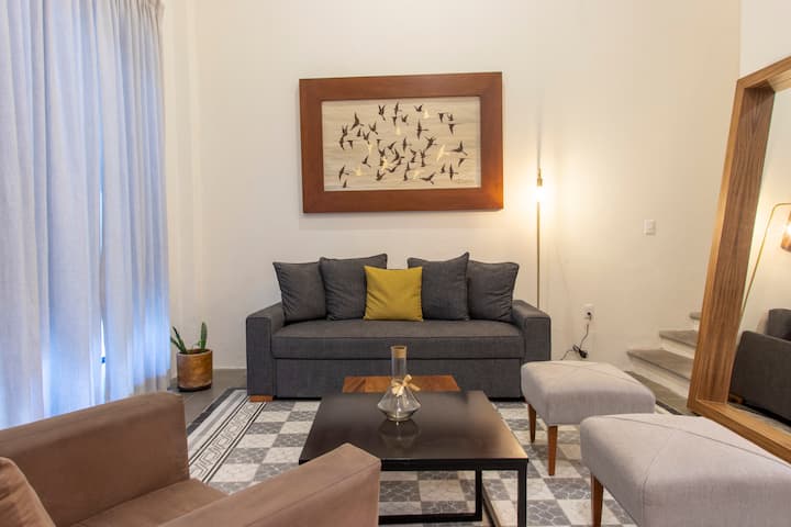 Loft In Restored Colonial House, Pool, Centro - Guadalajara