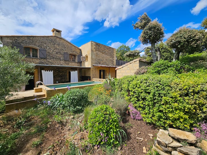 #Mas Provençal, Piscine Privative Pont Du Gard - Castillon-du-Gard