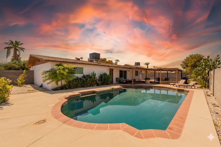 Spanish Oasis Casita W/ Pool Near Asu & Old Town - Arizona
